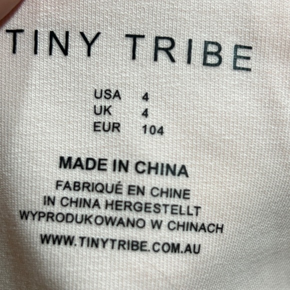4 NWT Tiny Tribe Rainbow Shortalls - Picture 3 of 3